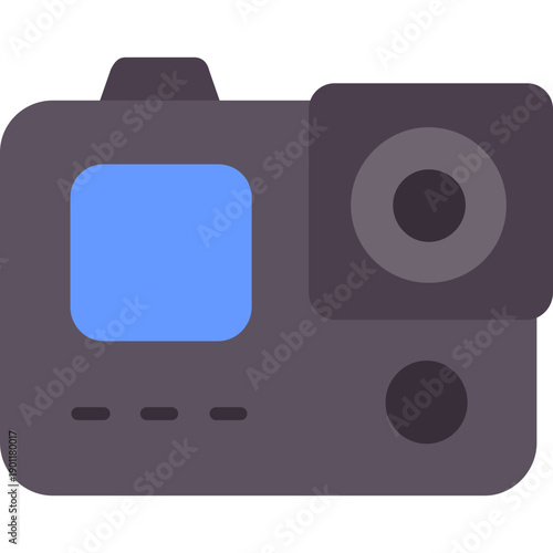 Action camera front view Icon