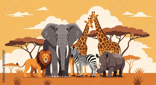 elephants in the wild