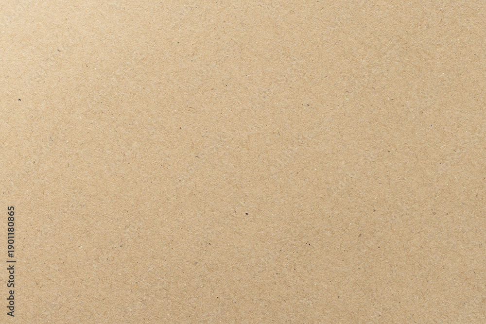 Fototapeta premium Top view of brown kraft paper texture background,A high-resolution, close-up shot of a natural brown recycled kraft paper texture with fine organic fibers and subtle speckles, perfect for eco-friendly