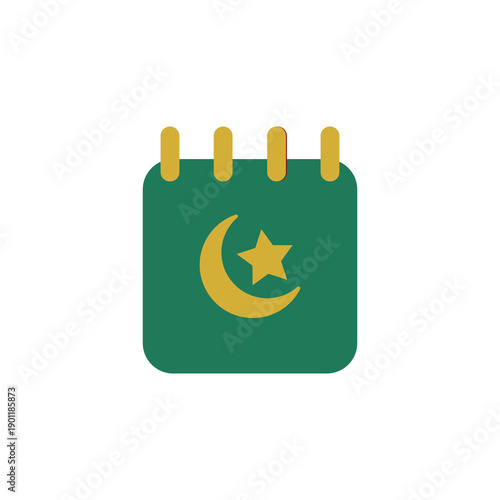 Islamic calendar Icon for Ramadan