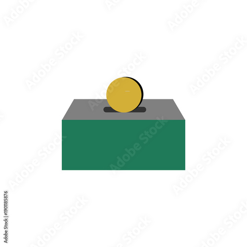 Charity Donation Box Icon Ramadan