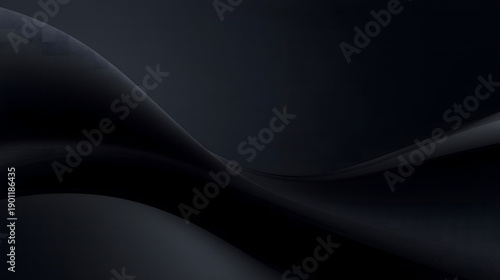 Dark Mode UI Background Gradient in Charcoal Black and Soft Graphite