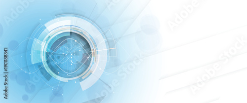 Scientific or medica background, DNA strands, connected neural web