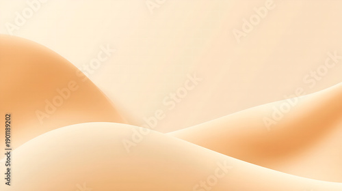 Modern UI Background Gradient in Warm Beige and Soft Cream