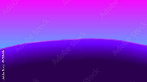 A smooth gradient transitioning from pink to blue with gentle undulating shapes