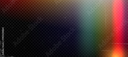 Grainy light‑leak film texture. Retro photo overlay with dusty vintage wallpaper vibe and saturated blur abstract vector backdrop for creative layouts and background design