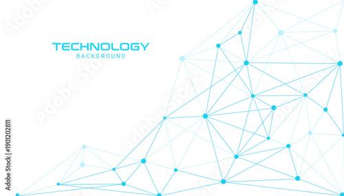 Dynamic abstract network mesh background with colorful connected nodes and geometric lines representing digital communication, big data connections, and futuristic technology structure design.