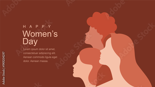 vector womens day background template