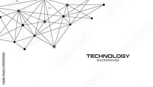 Dynamic abstract network mesh background with colorful connected nodes and geometric lines representing digital communication, big data connections, and futuristic technology structure design.
