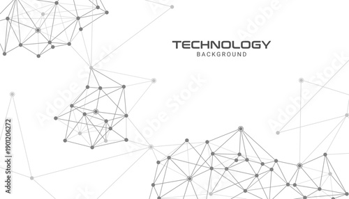 Dynamic abstract network mesh background with colorful connected nodes and geometric lines representing digital communication, big data connections, and futuristic technology structure design.