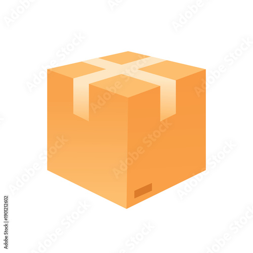 Box icon design, box vector design, cardboard box icon vector, packaging box illustration
