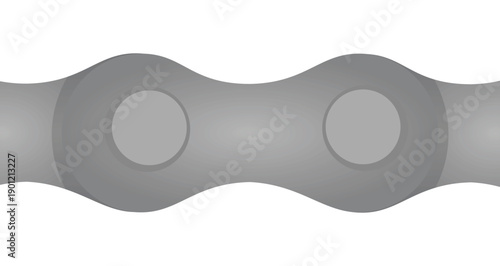 Bicycle metal chain. vector illustration