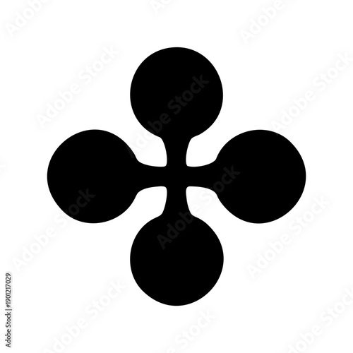 Simple Ripple logo consisting of four circles connected at the center