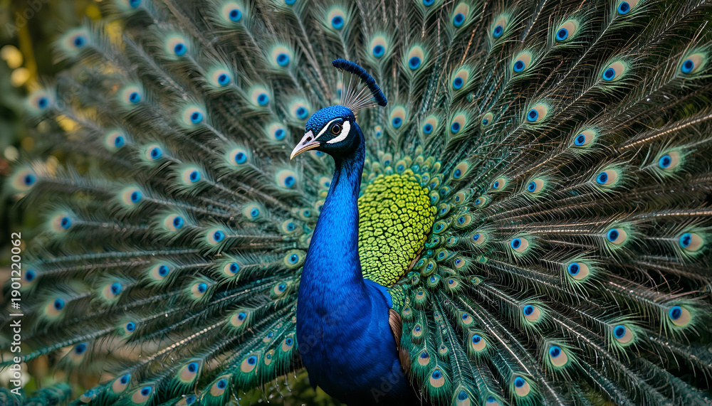 Obraz premium peacock with feathers