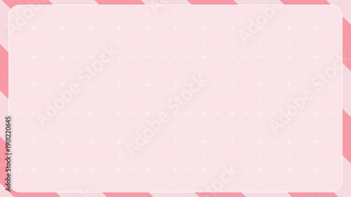 loop cute pink geometric background 2