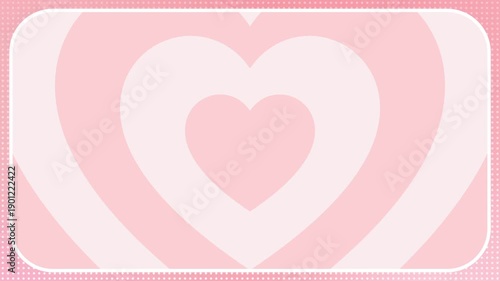 loop pink heart background 2