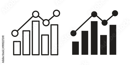Benchmarking icon for mobile concept and web apps, editable stroke