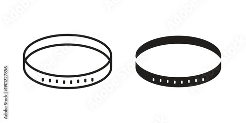 Bracelet icon for mobile concept and web apps, editable stroke