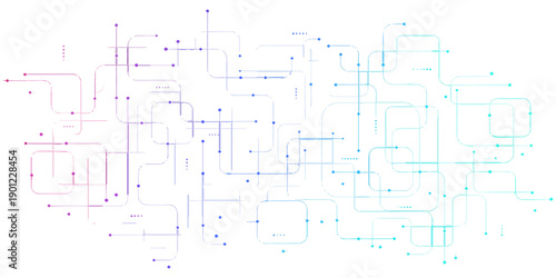 Seamless blue abstract background featuring a vector technology pattern with architectural blueprint lines and grunge texture for a modern business construction project wallpaper design