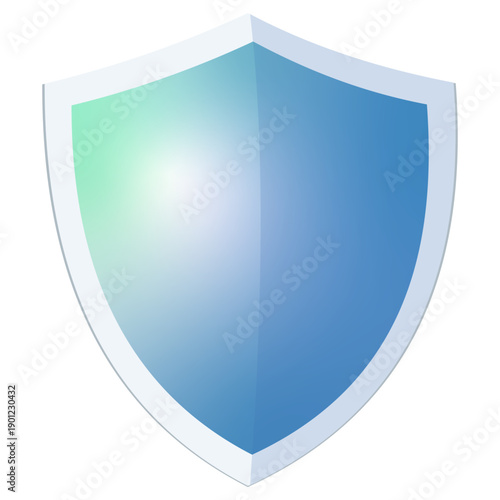 Free Download Shield design showing simple blue color and shape - GFXLoad