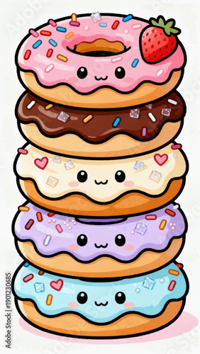 stack of donuts