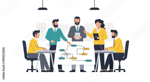 Business Team Meeting Discussion Collaboration.