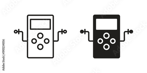 Dialysis icon for mobile concept and web apps, editable stroke