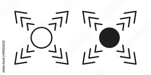 Flexibility icon for mobile concept and web apps, editable stroke