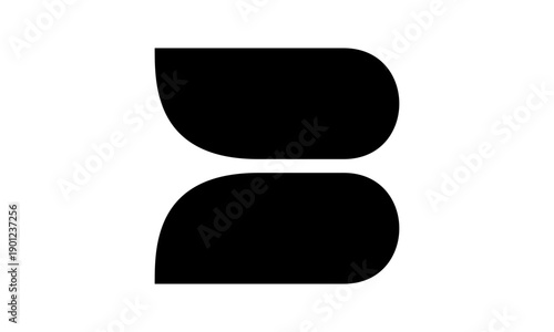 Abstract Letter B Logo Design	
