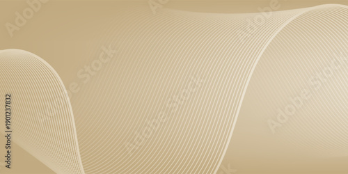 Beige background vector. Modern wavy line pattern background. Beige background with wavy line pattern. The background features a smooth texture with beige lines creating a flowing design. vector