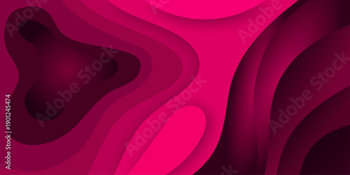 Dark pink paper, abstract background, modern wallpaper, wall design, texture with gradient, idler for web banner, product and poster, business presentation, space for text, abstract, art, backdrop