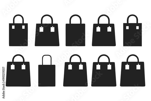 vector shopping bags