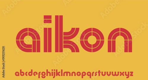 unique vector font alphabet for your brand name wordmark RETRO VINTAGE VIBES	
