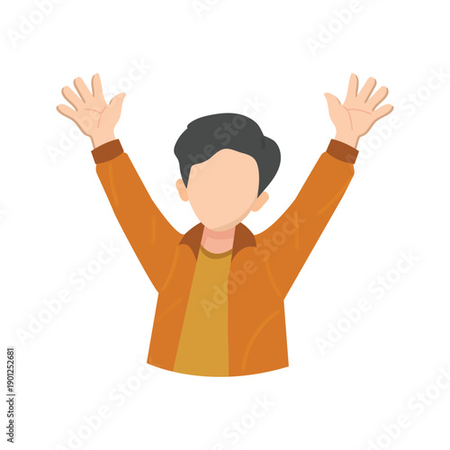 Happy Color Illustration Vector for Emotional Design