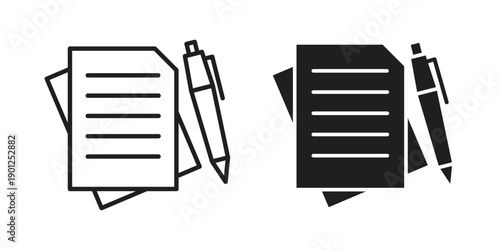 Wills and trusts icon for mobile concept and web apps, editable stroke