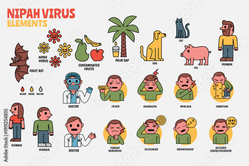 Nipah Virus elements