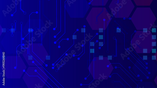 Big data concept.Vector illustration Geometric abstract background with connected line and dots