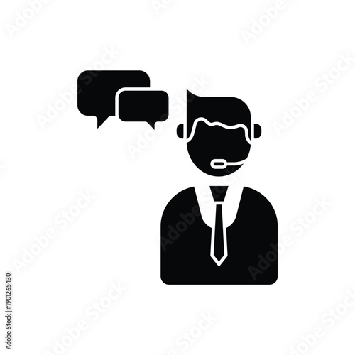 customer service concept line icon. Simple element illustration. customer service concept outline symbol design.