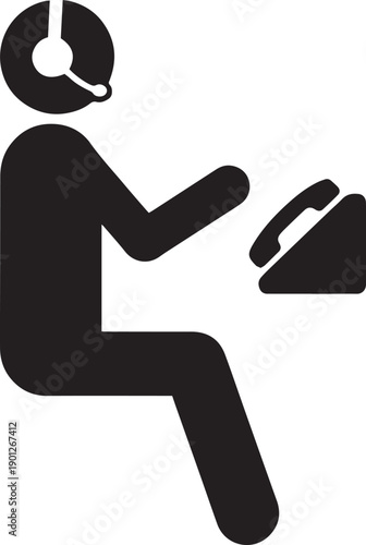 Pedestrian crossing sign vector illustration icon symbol design silhouette people running