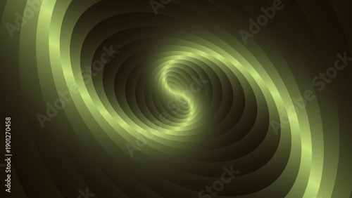 Vector Abstract vortex of iridescent light in a tunnel. Rendered, evokes the concepts of time, space, and motion. Evocative artwork for meditation and introspective. 