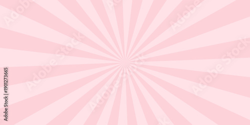 Candy color sunburst background. Swirling radial ice cream background. Swirl candy background