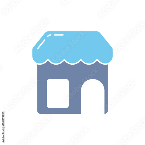 store concept line icon. Simple element illustration. store concept outline symbol design.