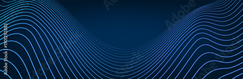 Abstract technology big data digital background. Abstract Music background. Big Data Particle Flow Visualisation. Science infographic futuristic illustration. Sound visualization. Business card