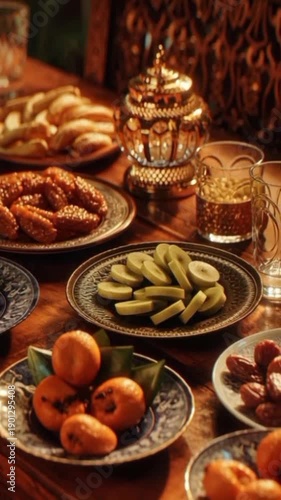 Authentic Bangladeshi Iftar Food on Table