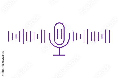 Voice message. Sound wave icon set . Audio waves icon, voice message and sound representation icon set, music sound waves, sound waves sign .