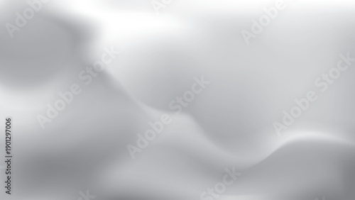 Abstract white and gray gradient background. Vector illustration.	