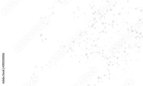 Molecules on gray background. Used for design healthcare, science and medicine background. DNA strand. Molecular structures