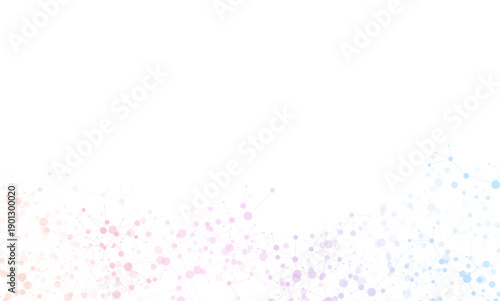 Molecules on gray background. Used for design healthcare, science and medicine background. DNA strand. Molecular structures