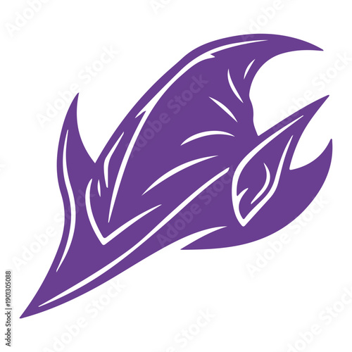 "Christmas Elf Hat Vector Illustration with Jingle Bell - Festive Holiday Santa Helper Cap Isolated on White"