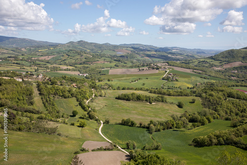 Paesaggio della campagna del territorio di Frontone 